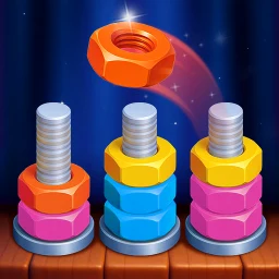 Ikon Nuts Spinner - Nut Sort Puzzle