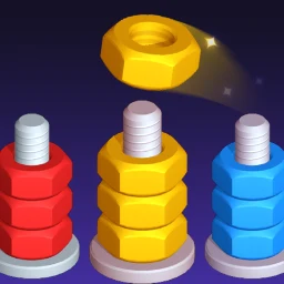Ikon Nut Sort-Color Puzzle Game